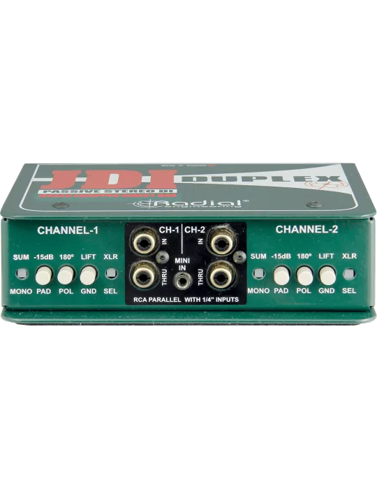  RADIAL ENGINEERING JDI-DUPLEX Direct boxes - 2 channel passive D.I.|MusicGoodDeal 