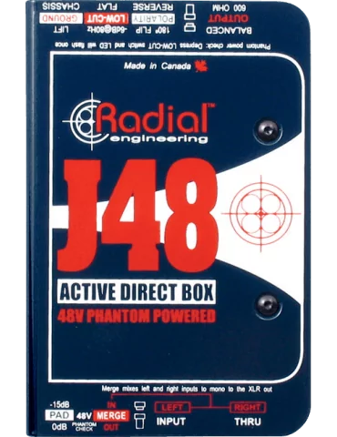  RADIAL ENGINEERING J48 Direct boxes - Active D.I.|MusicGoodDeal  2