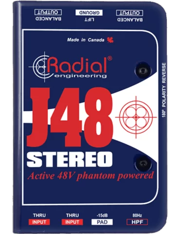  RADIAL ENGINEERING J48-STEREO Direct boxes - Active stereo D.I.|MusicGoodDeal  2