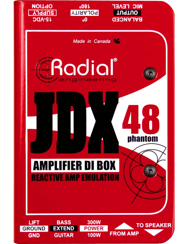  RADIAL ENGINEERING JDX Direct boxes - Active I.D. / HP simulator|MusicGoodDeal 