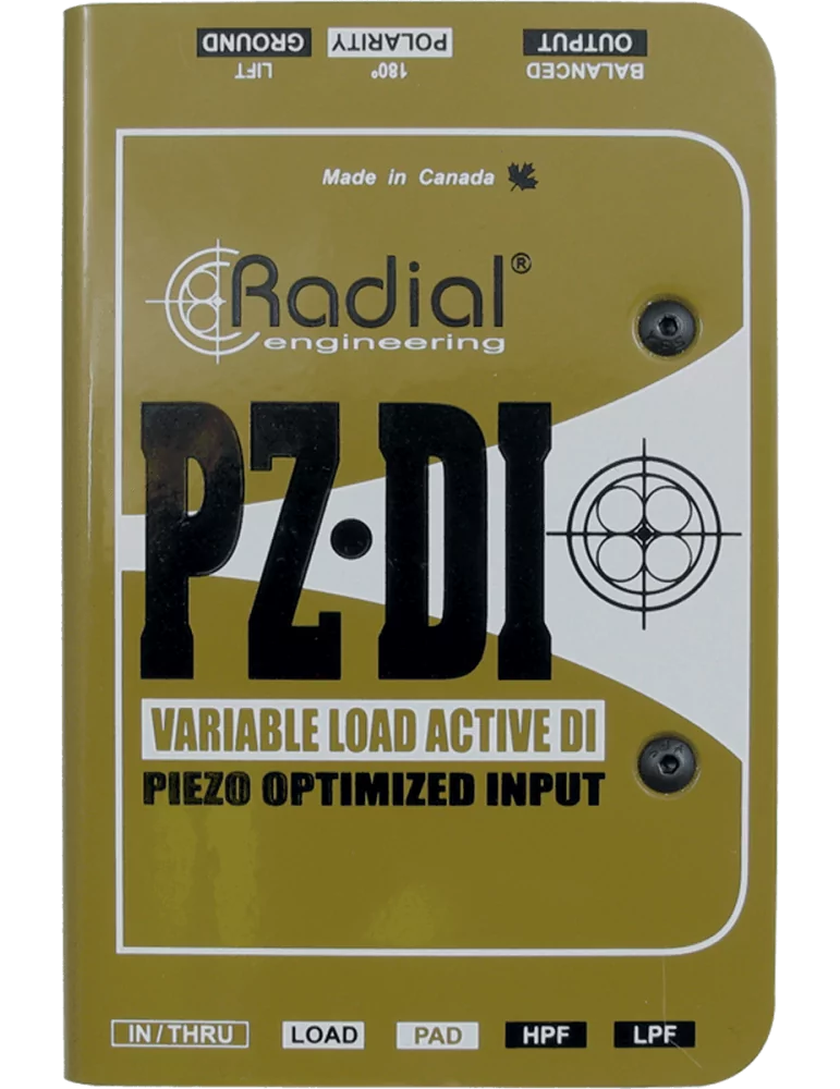  RADIAL ENGINEERING PZ-DI Cajas directas - I.D. para micrófonos piezoeléctricos|MusicGoodDeal 