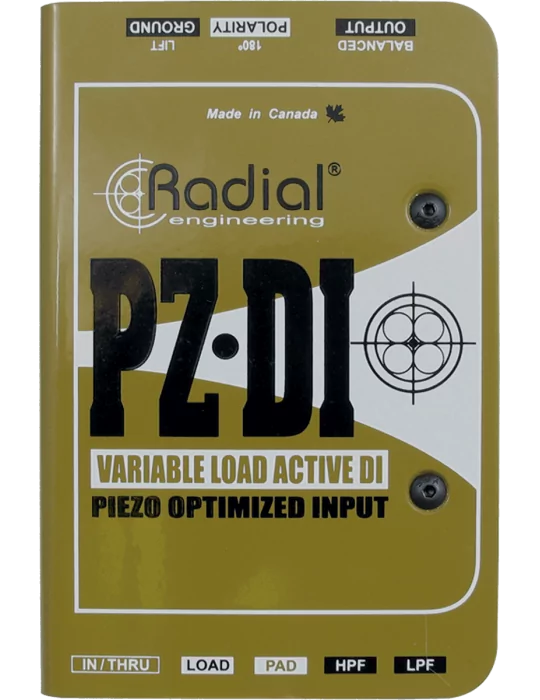  RADIAL ENGINEERING PZ-DI Cajas directas - I.D. para micrófonos piezoeléctricos|MusicGoodDeal 