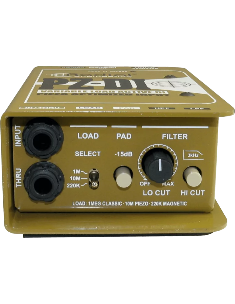  RADIAL ENGINEERING PZ-DI Cajas directas - I.D. para micrófonos piezoeléctricos|MusicGoodDeal 