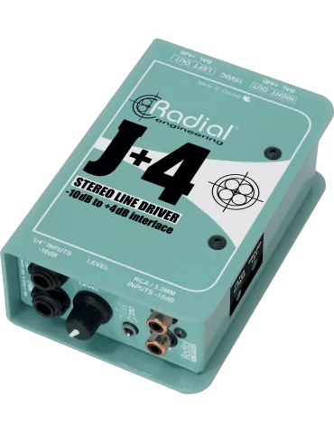 RADIAL ENGINEERING J+4 Direct boxes - Stereo converter - 10/+4dB|MusicGoodDeal 