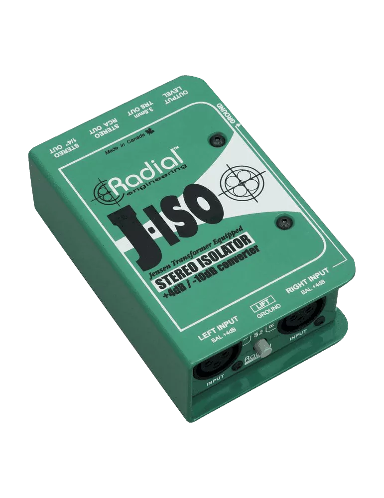  RADIAL ENGINEERING J-ISO Direct boxes - Stereo converter +4/-10dB|MusicGoodDeal 
