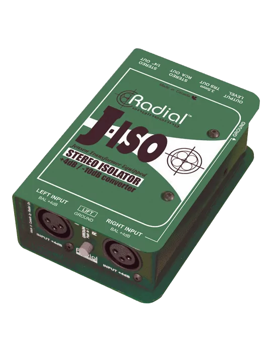  RADIAL ENGINEERING J-ISO Direct boxes - Stereo converter +4/-10dB|MusicGoodDeal 