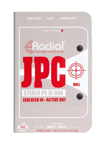  RADIAL ENGINEERING JPC Direct boxes - D.I. stereo for computer|MusicGoodDeal  2
