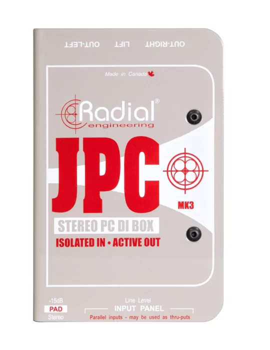  RADIAL ENGINEERING JPC Direct boxes - D.I. stereo for computer|MusicGoodDeal 