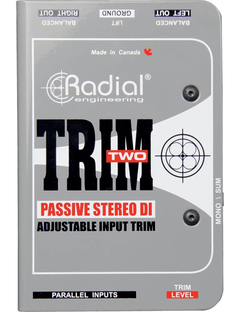  RADIAL ENGINEERING TRIM-TWO Direktwahlboxen - D.I. für Computer oder Smartphone|MusicGoodDeal 