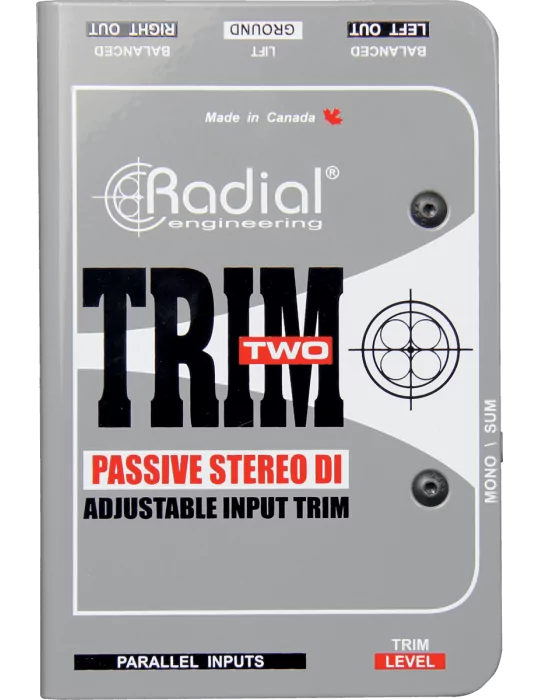  RADIAL ENGINEERING TRIM-TWO Direktwahlboxen - D.I. für Computer oder Smartphone|MusicGoodDeal 