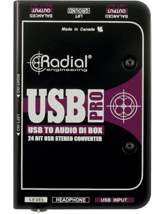  RADIAL ENGINEERING USB-PRO Direct boxes - D.I. USB|MusicGoodDeal 