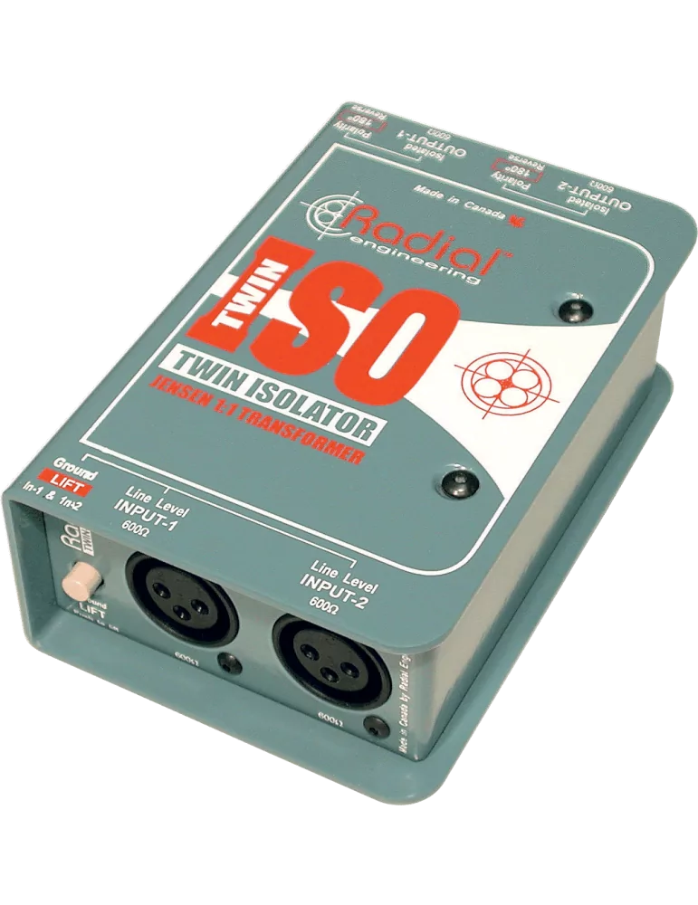  RADIAL ENGINEERING TWIN-ISO DI-Boxen - Line Isolator + 4dB Stereo|MusicGoodDeal 