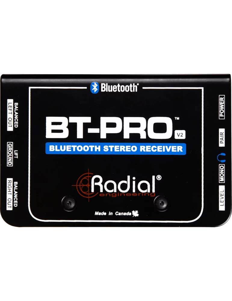  RADIAL ENGINEERING BT-PRO-V2 Cajas directas - Bluetooth Stereo |MusicGoodDeal 