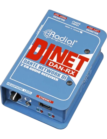  RADIAL ENGINEERING DAN-RX Direct boxes - DI receiver DANTE stereo|MusicGoodDeal 