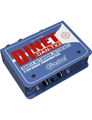  RADIAL ENGINEERING DAN-TX2 Boites de direct - 2 channel DANTE transmitter|MusicGoodDeal 
