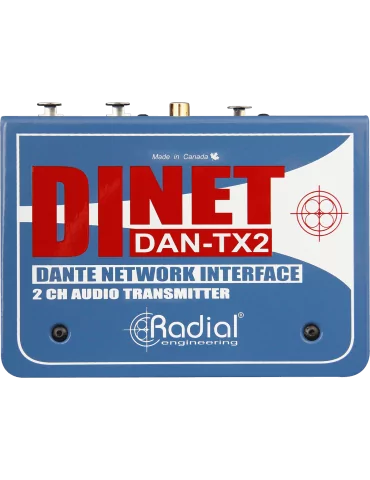  RADIAL ENGINEERING DAN-TX2 Boites de direct - 2 channel DANTE transmitter|MusicGoodDeal  2