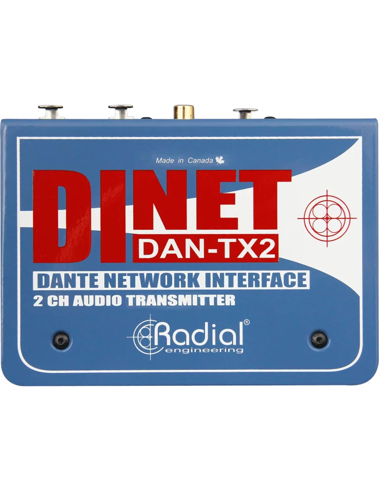  RADIAL ENGINEERING DAN-TX2 Boites de direct - 2 channel DANTE transmitter|MusicGoodDeal 