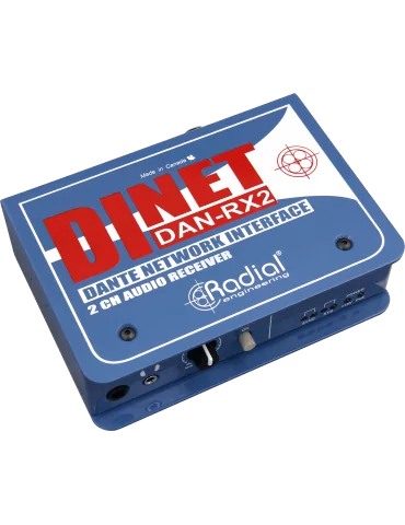  RADIAL ENGINEERING DAN-RX2 Direct boxes - 2 channel DANTE receiver|MusicGoodDeal 