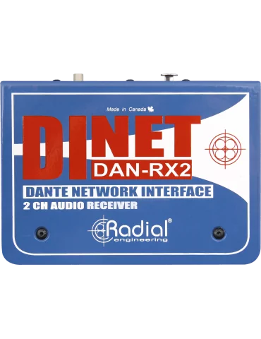  RADIAL ENGINEERING DAN-RX2 Direct boxes - 2 channel DANTE receiver|MusicGoodDeal  2