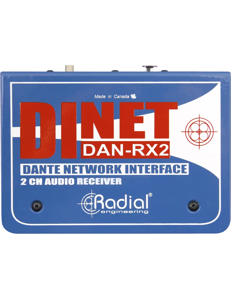 RADIAL ENGINEERING DAN-RX2 Direct boxes - 2 channel DANTE receiver|MusicGoodDeal 