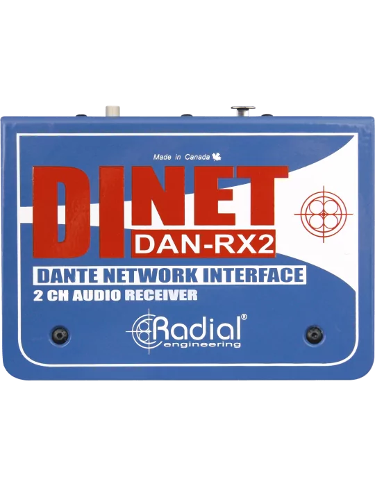 RADIAL ENGINEERING DAN-RX2 Direct boxes - 2 channel DANTE receiver|MusicGoodDeal 