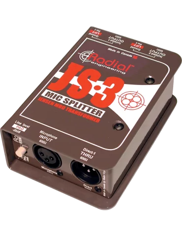  RADIAL ENGINEERING JS3 Splitters - 1 input / 3 outputs|MusicGoodDeal 