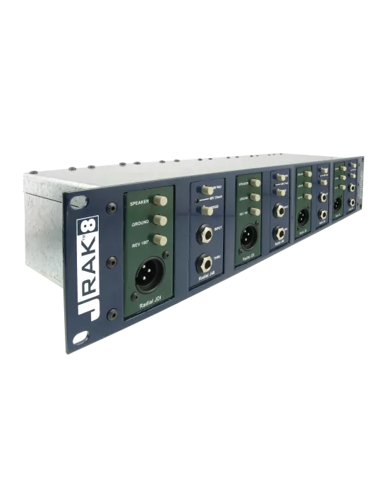  RADIAL ENGINEERING JRACK-8 Accessories - Rack adapter 2 u for 8 I.D.|MusicGoodDeal 