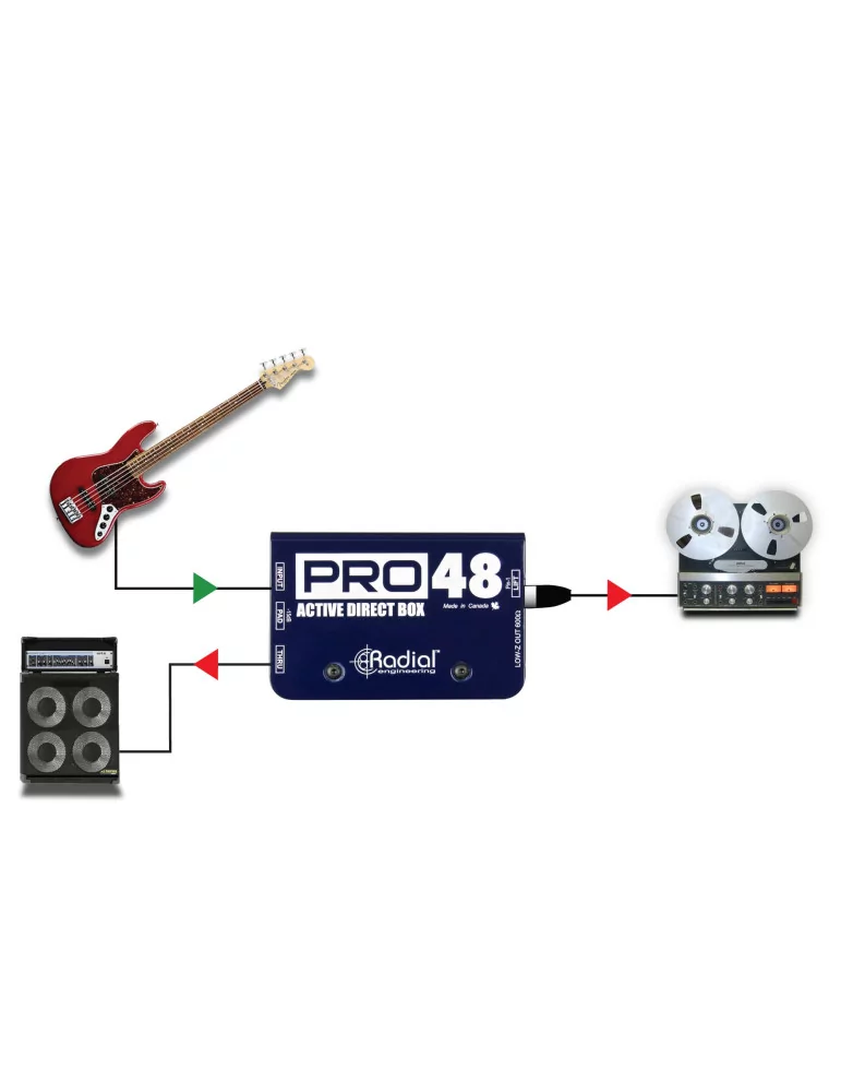  RADIAL ENGINEERING PRO48 Direktboxen - aktive D.I.|MusicGoodDeal 