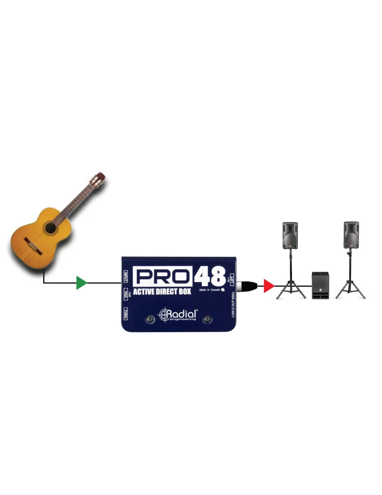  RADIAL ENGINEERING PRO48 Direktboxen - aktive D.I.|MusicGoodDeal 