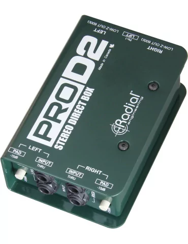  RADIAL ENGINEERING PRO-D2 Direct boxes - Stereo passive D.I.|MusicGoodDeal 