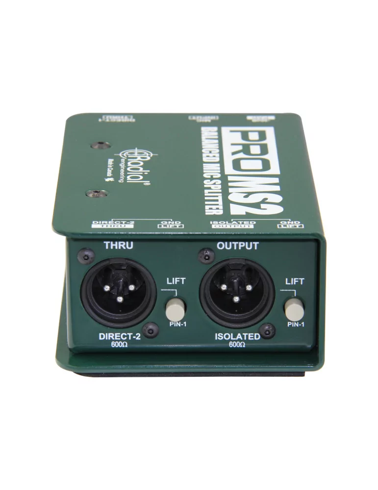  RADIAL ENGINEERING PRO-MS2 Divisores - 1 entrada / 2 salidas|MusicGoodDeal 