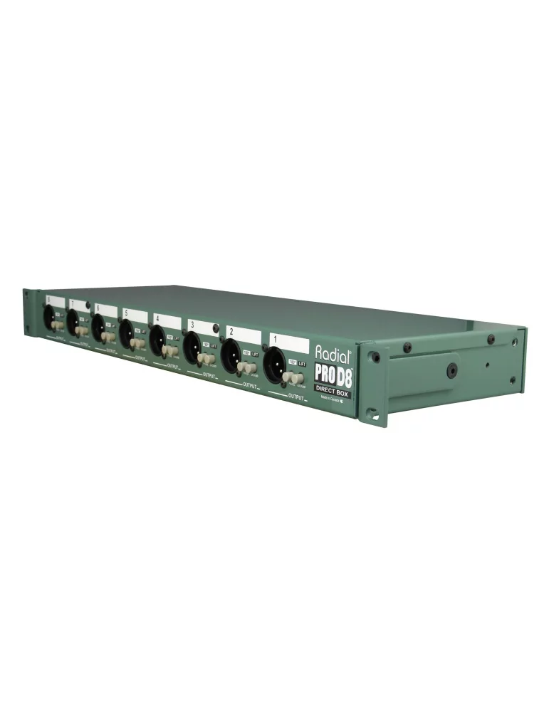  RADIAL ENGINEERING PRO-D8 Racks - D.I. rack 8 channels|MusicGoodDeal 