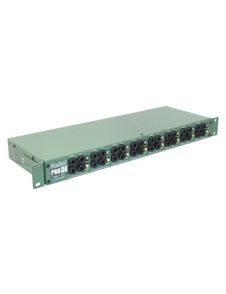  RADIAL ENGINEERING PRO-D8 Racks - D.I. rack 8 channels|MusicGoodDeal 