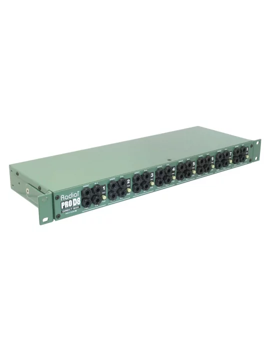  RADIAL ENGINEERING PRO-D8 Racks - D.I. rack 8 channels|MusicGoodDeal 