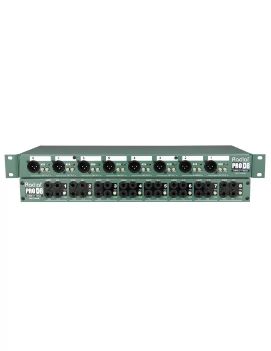  RADIAL ENGINEERING PRO-D8 Racks - D.I. rack 8 channels|MusicGoodDeal 
