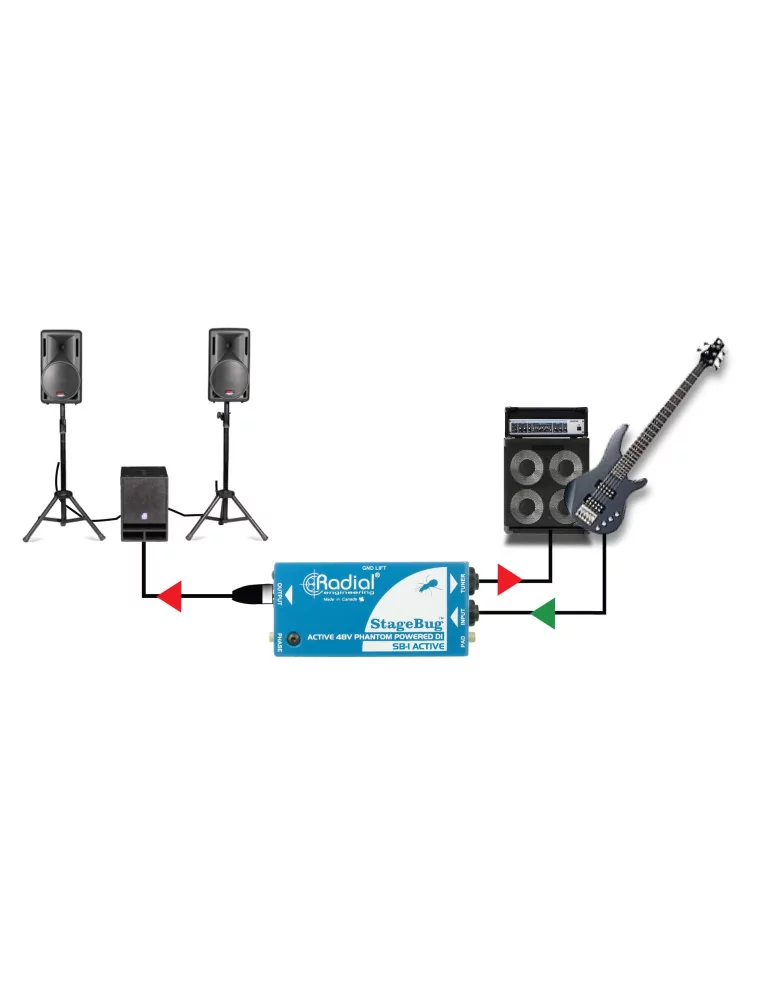  RADIAL ENGINEERING SB-1-ACOUSTIC DI-Boxen - D.I. aktiv akustische instrumente|MusicGoodDeal 