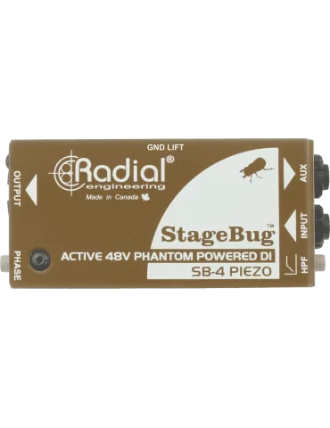  RADIAL ENGINEERING SB-4-PIEZO Direct boxes - I.D. for Piezo microphones|MusicGoodDeal  2