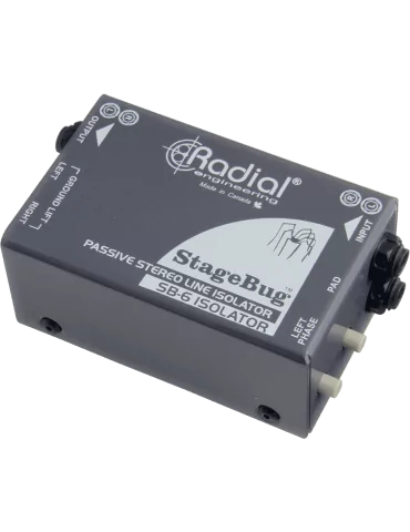  RADIAL ENGINEERING SB-6-ISOLATOR Direct boxes - Stereo line isolator|MusicGoodDeal 