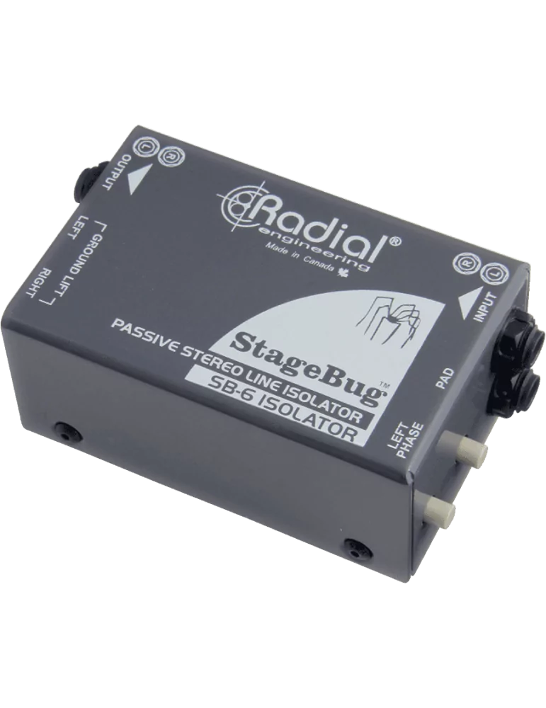  RADIAL ENGINEERING SB-6-ISOLATOR DI-Boxen - Stereo-Line-Isolator|MusicGoodDeal 