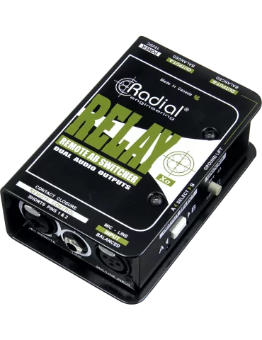  RADIAL ENGINEERING RELAY-XO D.I. - Micro 1 in 2 out|MusicGoodDeal 