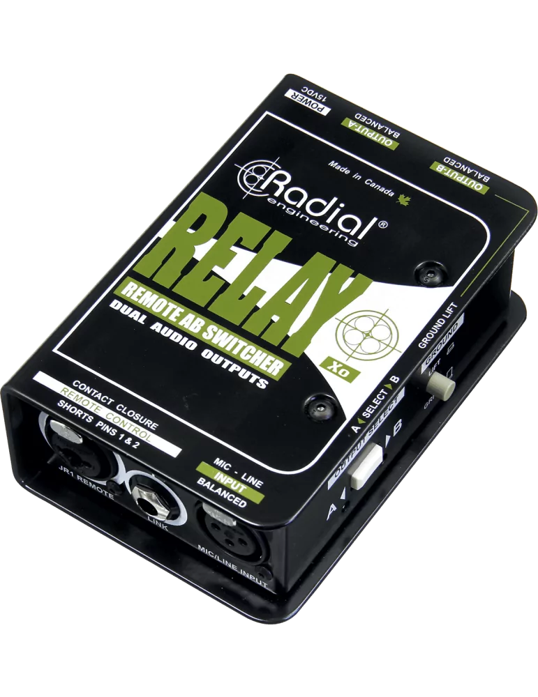  RADIAL ENGINEERING RELAY-XO D.I. - Micro 1 in 2 out|MusicGoodDeal 