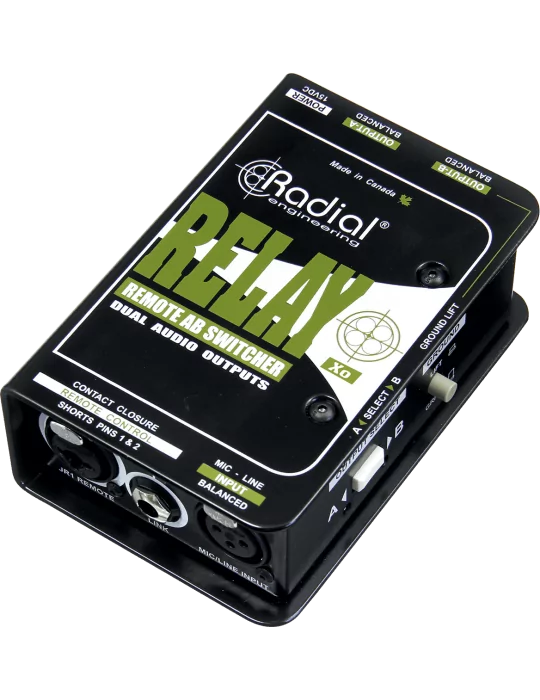  RADIAL ENGINEERING RELAY-XO D.I. - Micro 1 in 2 out|MusicGoodDeal 