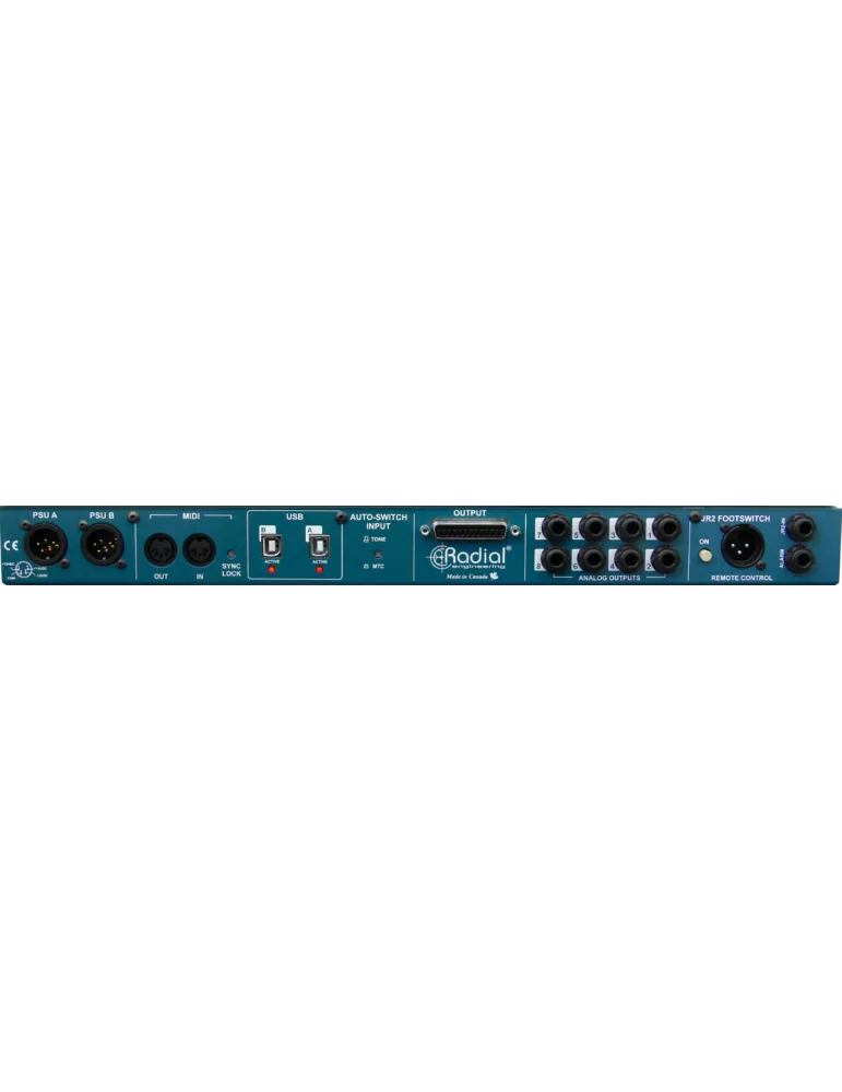  RADIAL ENGINEERING SW8-USB Racks - Auto-switcher 8 channels, 2 USB|MusicGoodDeal 