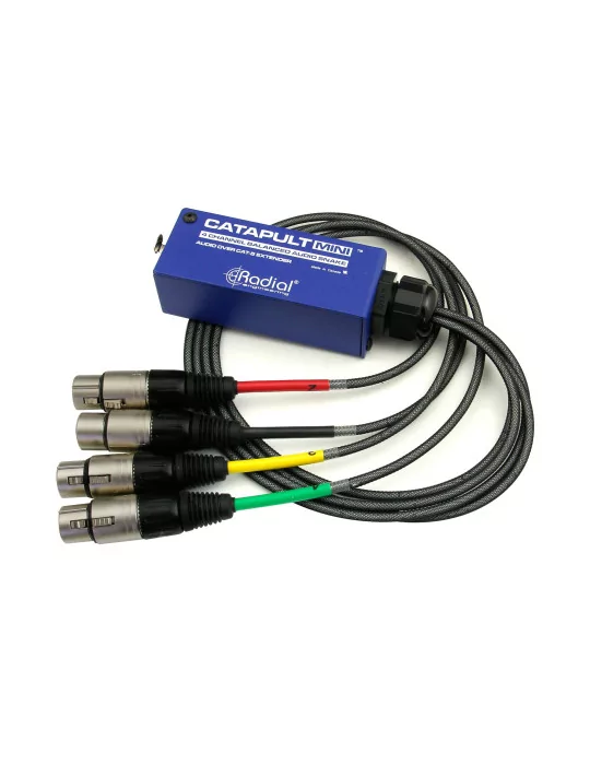  RADIAL ENGINEERING CATAPULT-MINI-TX Snakes - Mini 4 Channel Audio Transmitter|MusicGoodDeal 
