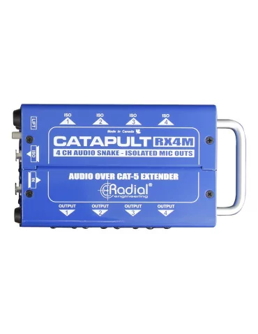  RADIAL ENGINEERING CATAPULT-RX4M Snakes - Mic Level Receiver Module|MusicGoodDeal 