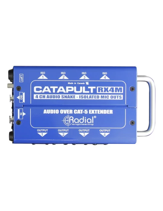  RADIAL ENGINEERING CATAPULT-RX4M Snakes - Mic Level Receiver Module|MusicGoodDeal 