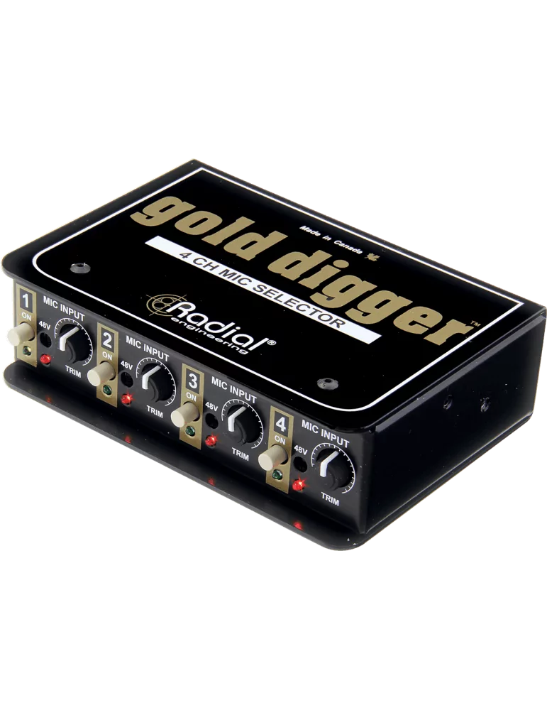 RADIAL ENGINEERING GOLD-DIGGER Splitters - Microphone selector|MusicGoodDeal 
