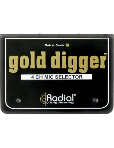  RADIAL ENGINEERING GOLD-DIGGER Splitters - Microphone selector|MusicGoodDeal  2