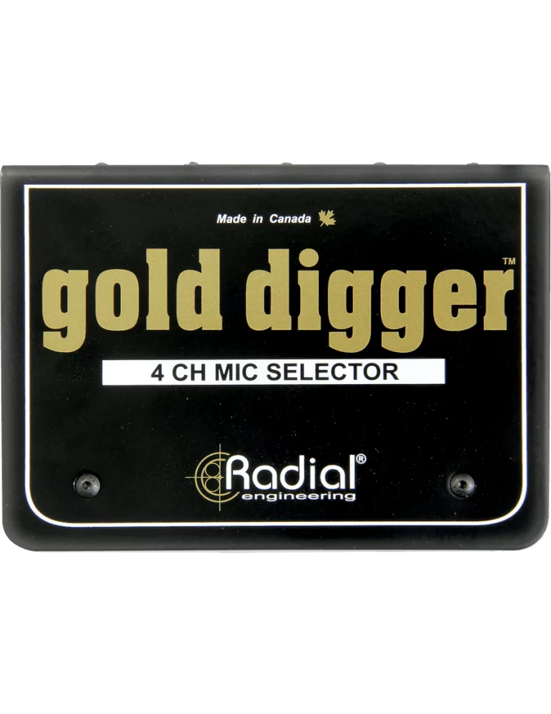  RADIAL ENGINEERING GOLD-DIGGER Splitters - Microphone selector|MusicGoodDeal 