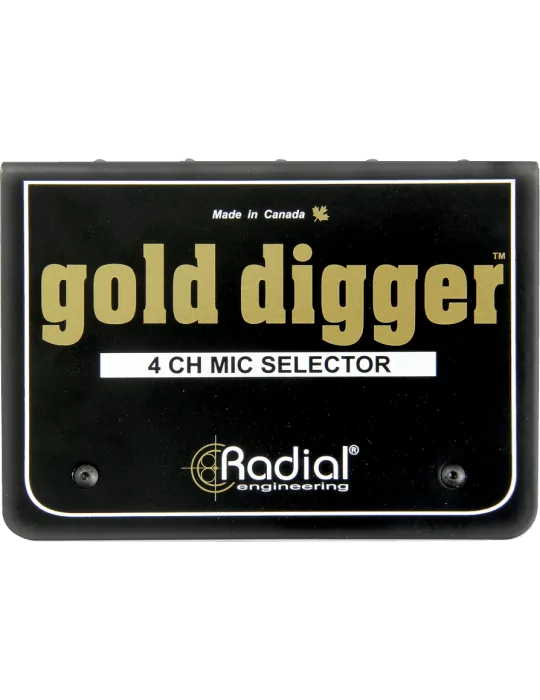  RADIAL ENGINEERING GOLD-DIGGER Splitters - Microphone selector|MusicGoodDeal 